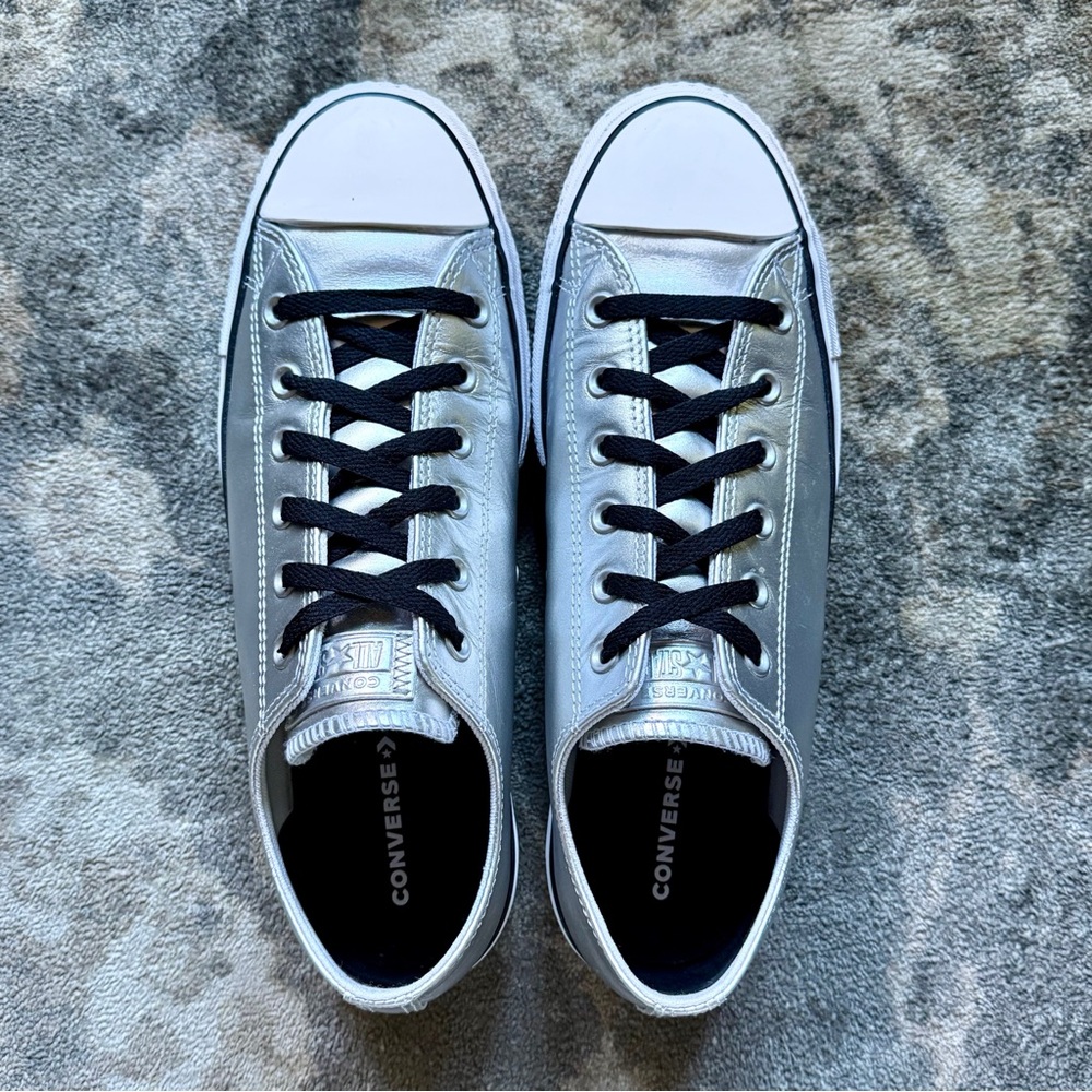 Converse All Star (Unisex) in Silver & White